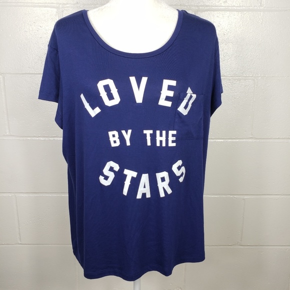 Express Tops - Express One Eleven Loved by the Stars Top